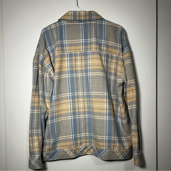 Boston Traders Plaid Button Down Shirt - Blue and Tan - Picture 3 of 8